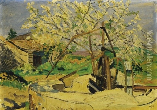 Tavasz (spring) Oil Painting - Andor Basch