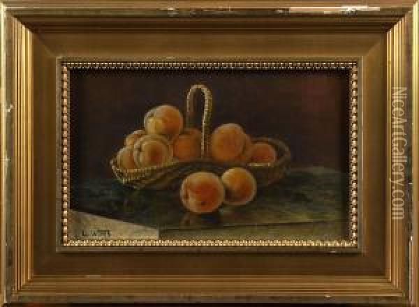 Fruktstilleben Oil Painting - Leonard Wiedh
