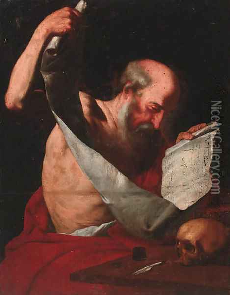 Saint Jerome Oil Painting - Gerard Seghers