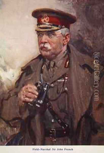 Field Marshal Sir John French Oil Painting - Cyrus Cuneo