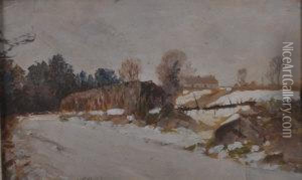 Winter Fileds - Mollinsburn Oil Painting - Walter McAdam
