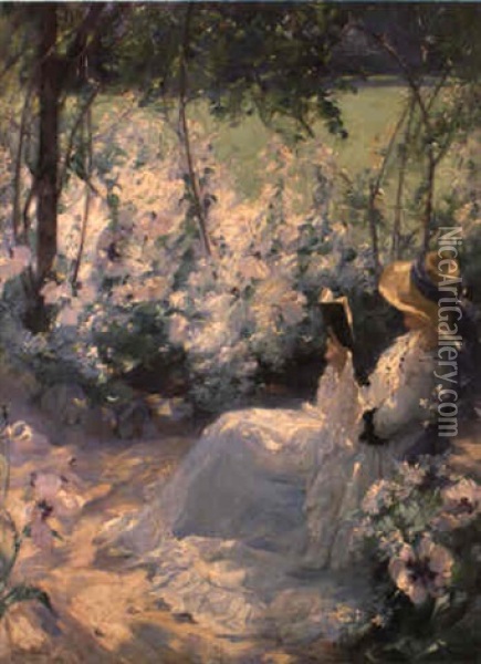Delicious Solitude Oil Painting - Frank Bramley