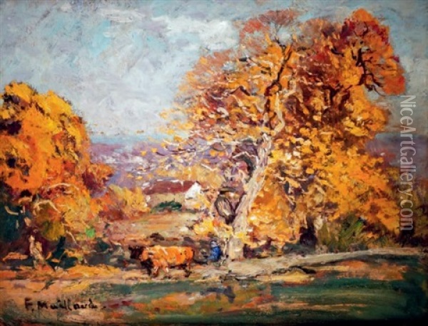 Paysage D'automne En Creuse Oil Painting - Fernand Maillaud
