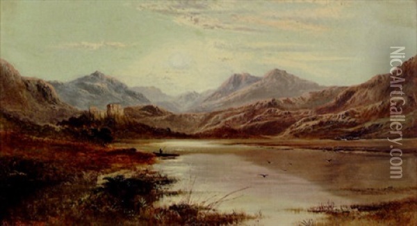 Glencoe Oil Painting - Charles Leslie