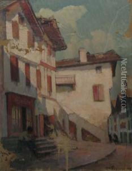 Case In Franta Oil Painting - Stefan Popescu