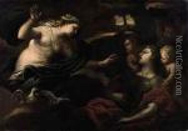 The Death Of Adonis Oil Painting - Luca Giordano