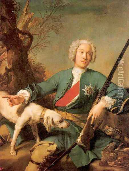 Peter I (Peter the Great) 1717 Oil Painting - Jean-Marc Nattier