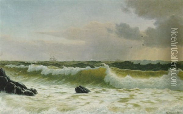 Seascape Oil Painting - Christian Blache