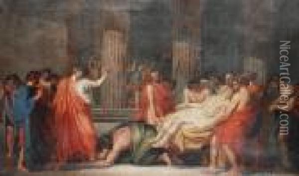 The Raising Of Lazarus Oil Painting - Jacques Louis David