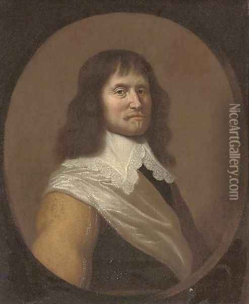 Portrait of a gentleman Oil Painting - Jan Van Bijlert