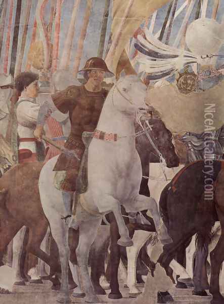 Battle between Constantine and Maxentius (detail) 2 Oil Painting - Piero della Francesca