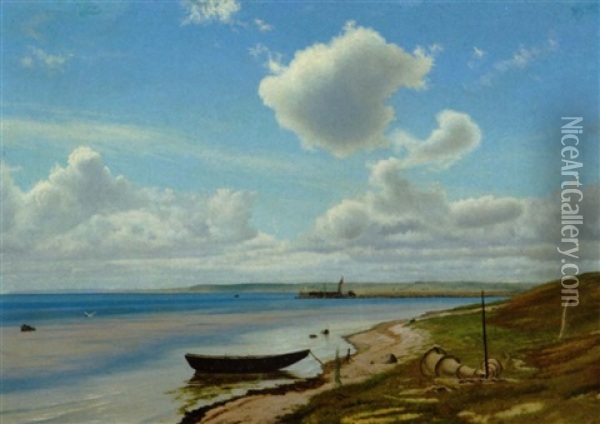 Parti Fra Isefjorden Oil Painting - Vilhelm Peter Karl Kyhn
