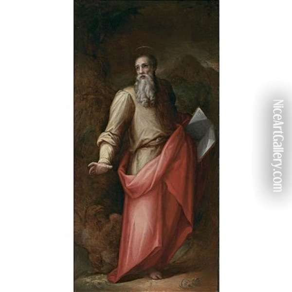 Saint John Oil Painting - Giovanni Battista di Matteo Naldini