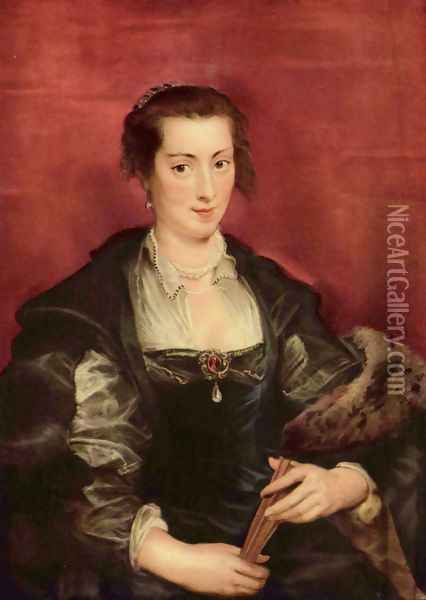 Portrait of Isabella Brant Oil Painting - Peter Paul Rubens