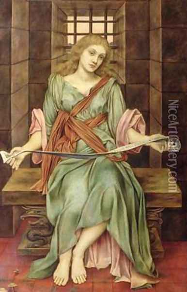 The Souls Prison House 1888 Oil Painting - Evelyn Pickering De Morgan