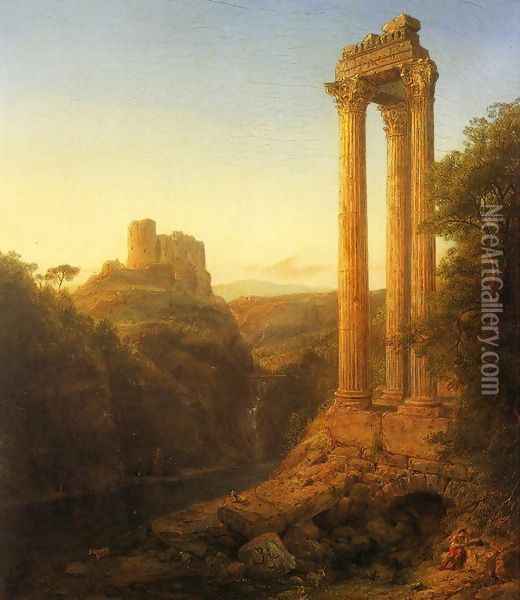 Sunrise In Syria Oil Painting - Frederic Edwin Church