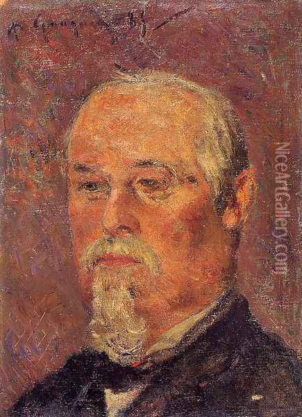 Portrait Of Philibert Favre Oil Painting - Paul Gauguin