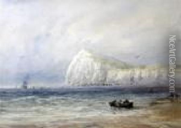 Shakespeare's Cliff, Dover Oil Painting - David I Cox