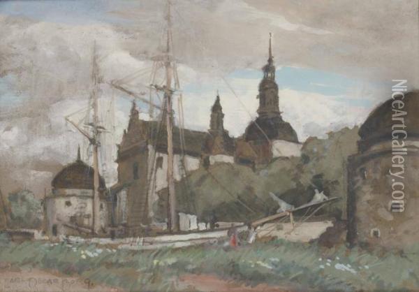 Vadstena Oil Painting - Carl Oscar Borg