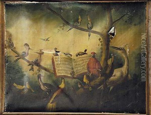Concierto De Aves Oil Painting - Frans Snyders