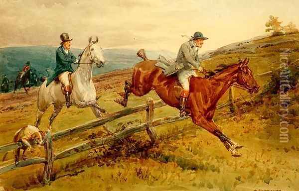 Hunting Oil Painting - George Goodwin Jnr Kilburne