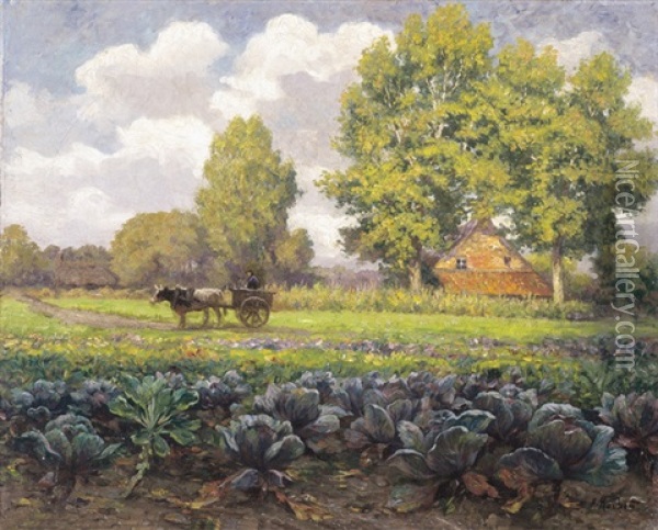 Kolenveld Oil Painting - Henri Houben