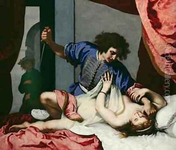 Tarquin and Lucretia Oil Painting - Felice Ficherelli
