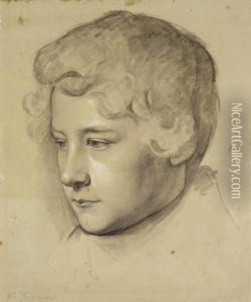 Portrait Of A Young Man Oil Painting - Wilhelm Von Kugelgen
