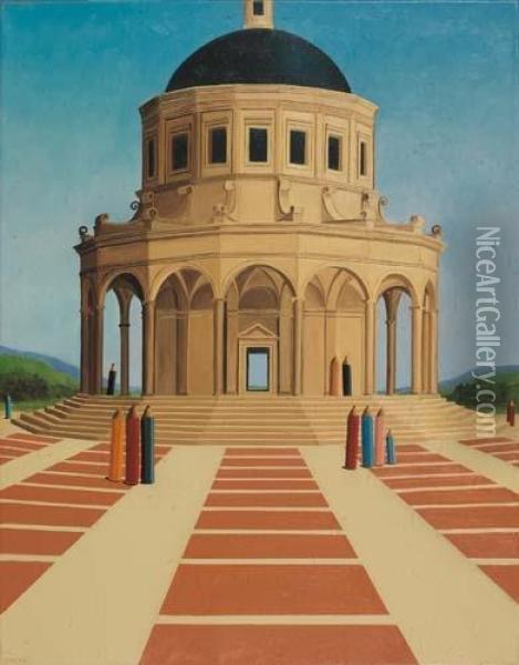 Tempio, 2003 Oil Painting - Antonio Bencini