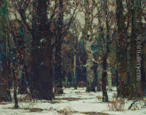 Silent Graves Oil Painting - John Fabian Carlson