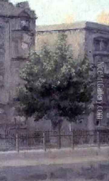 Street scene Chelsea Oil Painting - Paul Fordyce Maitland