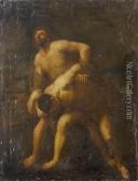 Hercules And The Hydra Oil Painting - Guido Reni