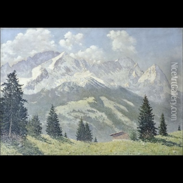 Paesaggio Alpino Oil Painting - Walter Thamm