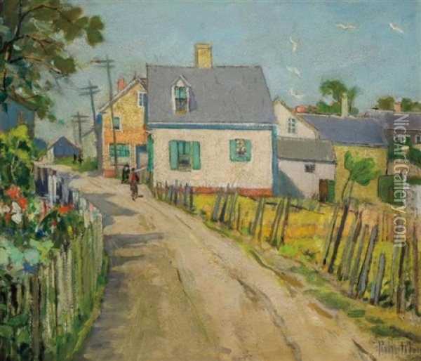 Backstreet, Provincetown Oil Painting - Pauline Palmer