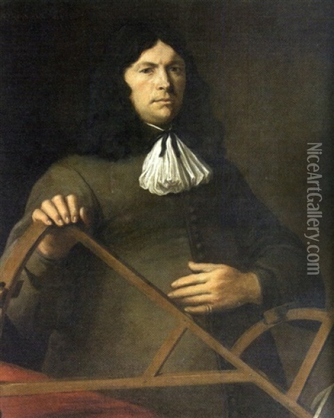 Portrait D'un Geometre Oil Painting - Ferdinand Bol