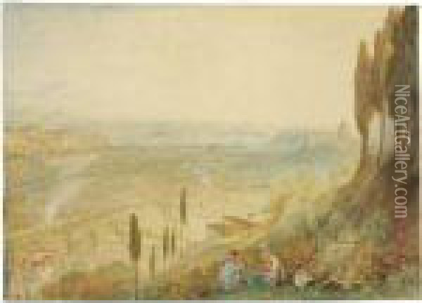 Rome From Monte Mario Oil Painting - Joseph Mallord William Turner