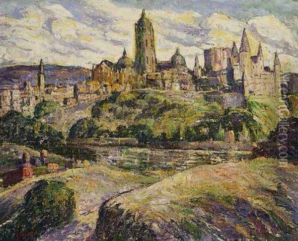 Segovia Oil Painting - Ernest Lawson
