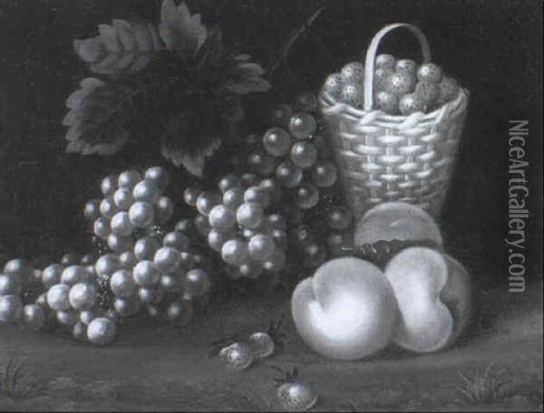 Still Life Of Fruit Oil Painting - William Smith