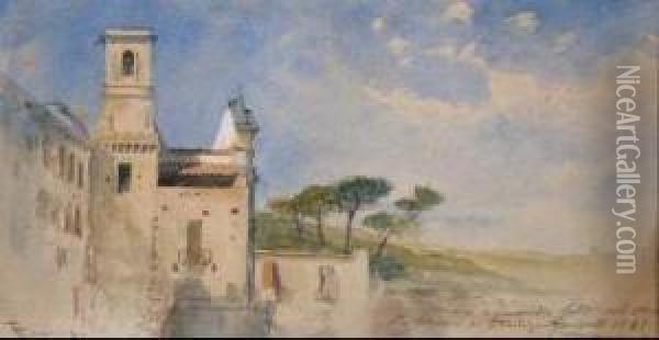 Chiesa Di Piedigrotta Oil Painting - Francesco, Lord Mancini