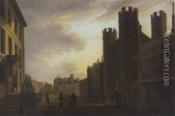 St. Jame's Palace, Pall Mall Beyond Oil Painting - Pehr Nordquist