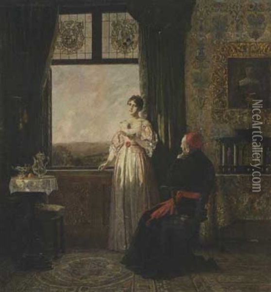 Abendstimmung Oil Painting - August Johann Holmberg