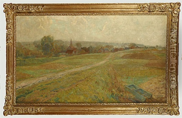 Heuvellandschap Oil Painting - Josef Karel Frans Posenaer