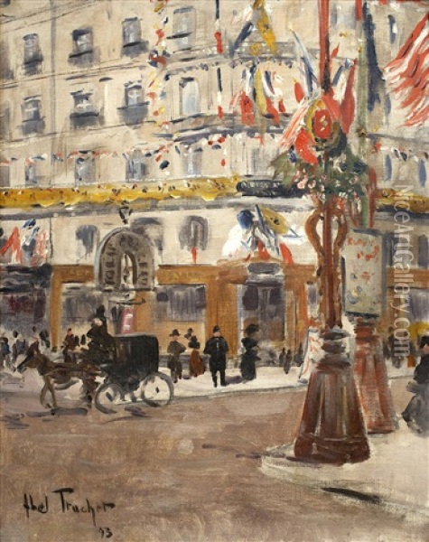Paris Le 14 Juillet Oil Painting - Louis Abel-Truchet
