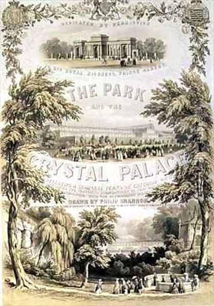 Frontispiece to 'The Park and the Crystal Palace' Oil Painting - Philip Brannon