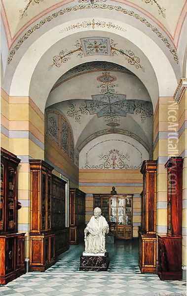 Voltaires Library, The New Hermitage, 1859 Oil Painting - Konstantin Andreyevich Ukhtomsky