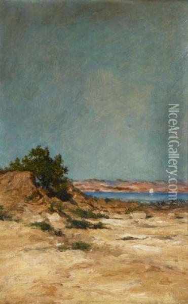 Paysage De Littoral Oil Painting - Alfred Casile
