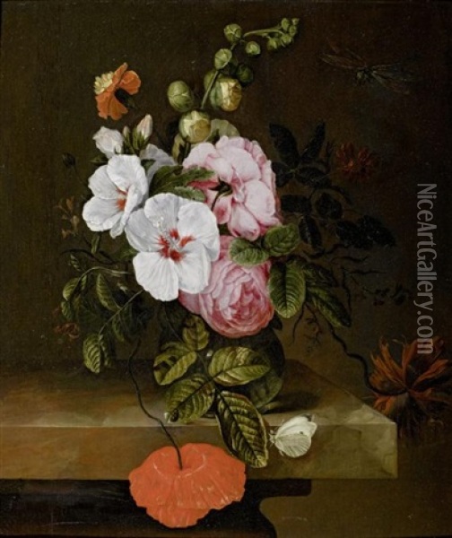 Blumenstilleben Oil Painting - Cornelis Kick