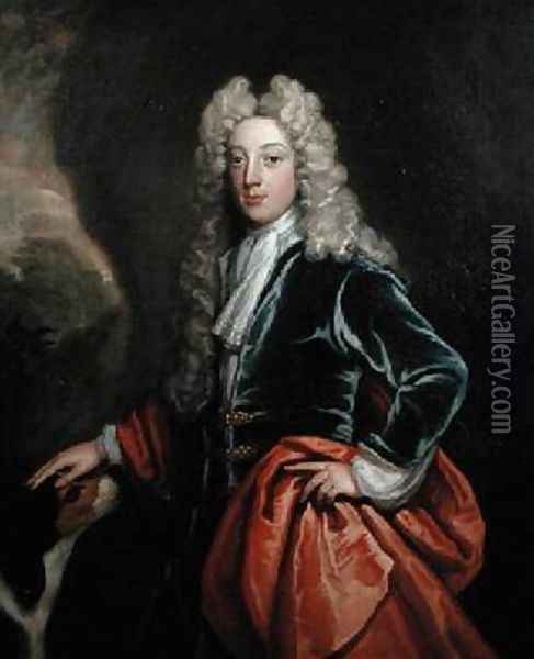 Portrait of Thomas Boothby 1694-1752 Oil Painting - Sir John Baptist de Medina