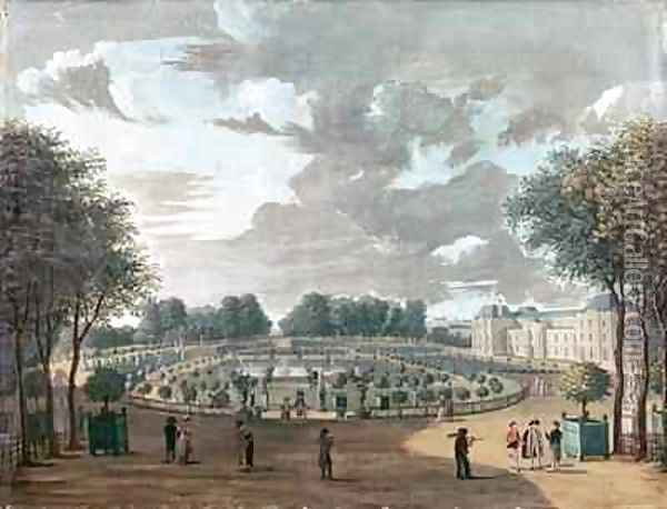 The Luxembourg Gardens Oil Painting - Henri Courvoisier-Voisin