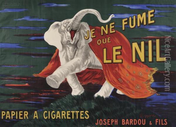 Je Ne Fume Que Le Nil Oil Painting - Leonetto Cappiello